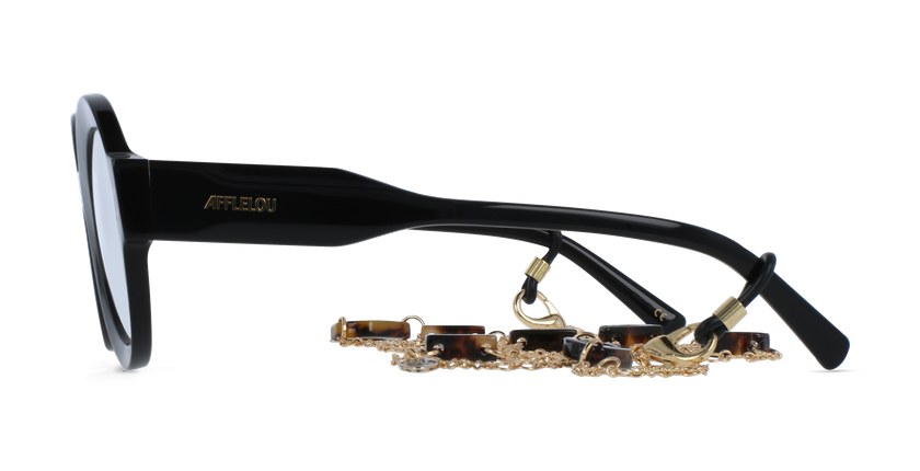 Lunettes de vue femme CARACTÈRES PERSPICACE noir - Vue de face