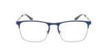 Lunettes de vue homme HUGOLIN bleu - Vue de face