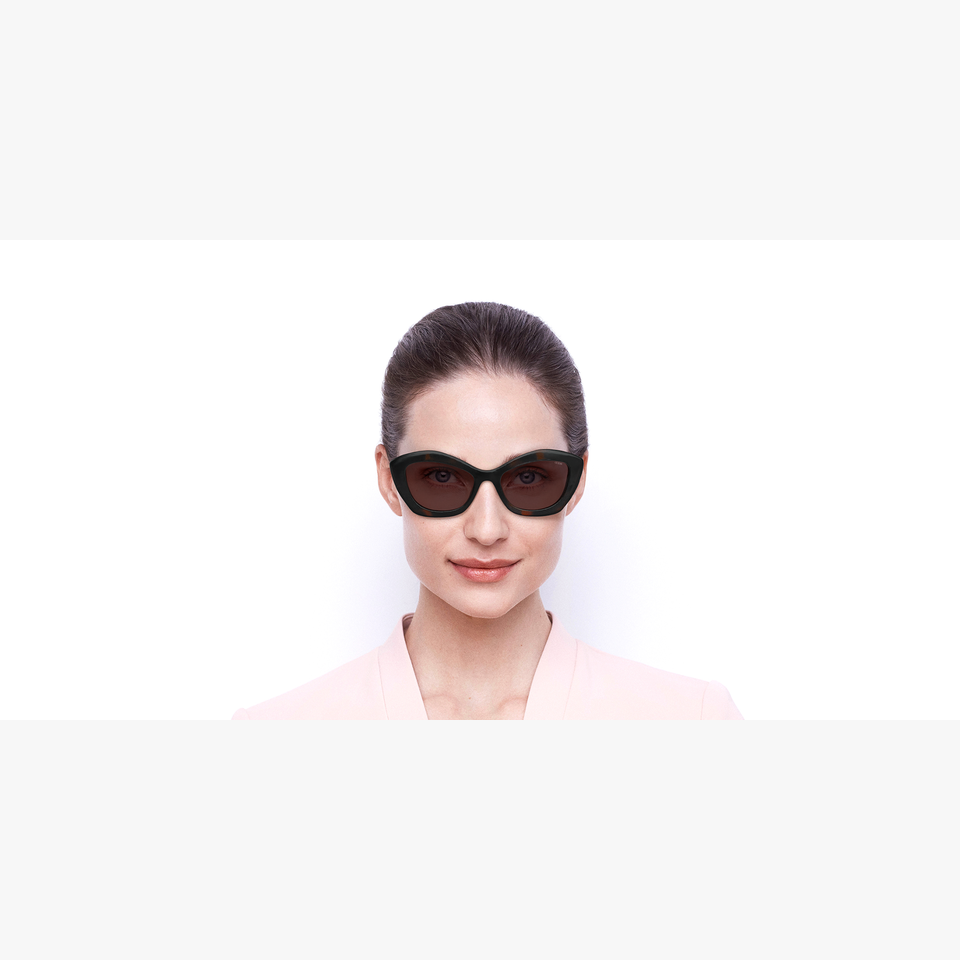 Lunettes de soleil femme GU7868 écaille - Vue de face