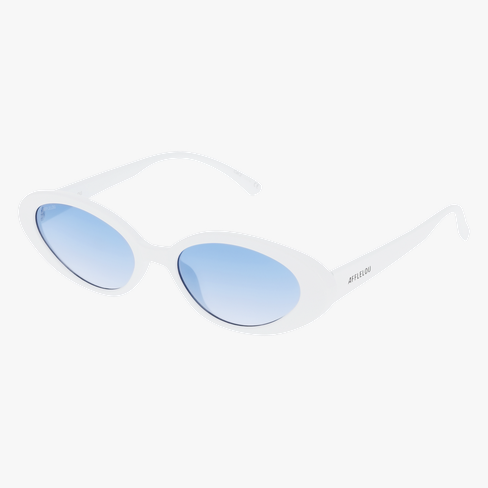 Lunettes de soleil femme INDIA blanc