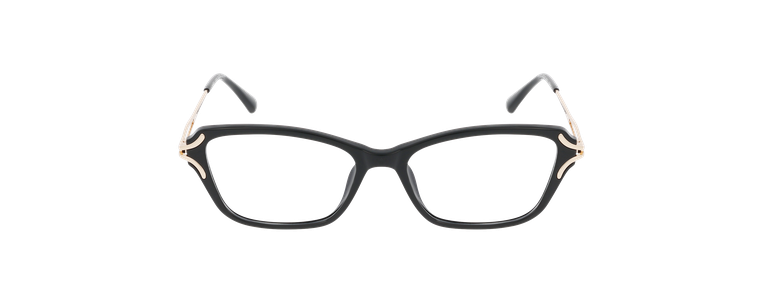 Lunettes de vue femme ELISE noir - Vue de face