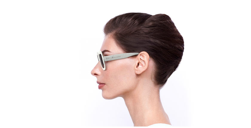 LUNETTES DE SOLEIL femme IM 0074/G/S blanc - Vue de côté