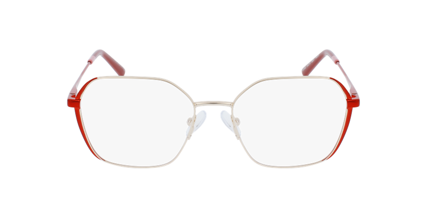 LUNETTES DE VUE femme MAGIC KELLY doré/rouge - Vue de face