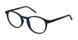Lunettes de vue enfant RZERO26 marbre bleu/noir - Vue de face