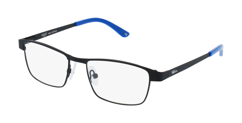 LUNETTES DE VUE enfant MAGIC OCTAVE noir/bleu - Vue de face