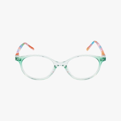 Lunettes de vue enfant ISALINE vert Vue de face