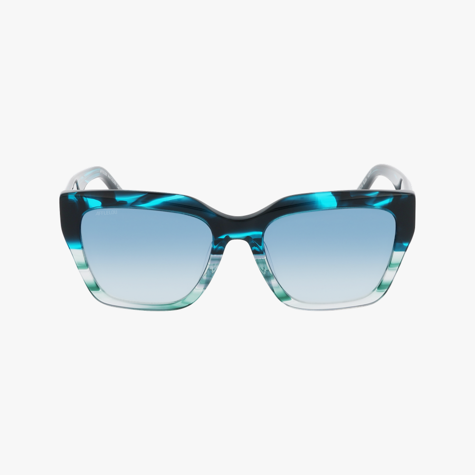 Lunettes de soleil femme CECINA bleu - Vue de face