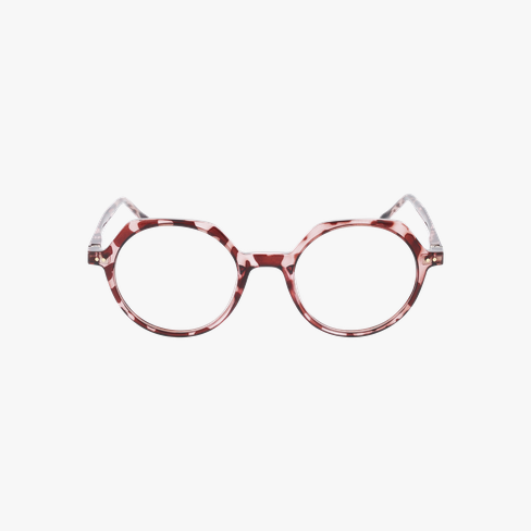 Lunettes de vue enfant VERA écaille/rose Vue de face