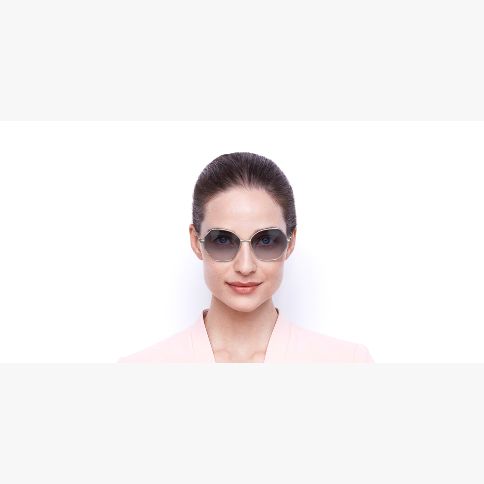 Lunettes de soleil femme SK0352-H argenté - Vue de face