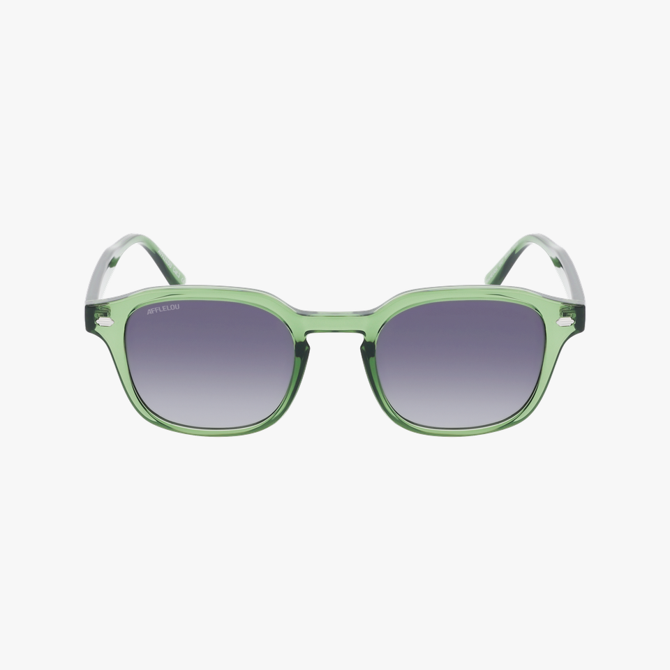 Lunettes de soleil homme NEVADA vert - Vue de face