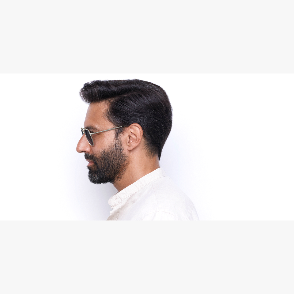 Lunettes de soleil homme DB 1079/S dorée - Vue de côté