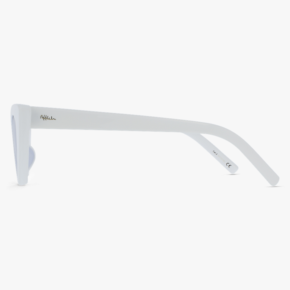 Lunettes de soleil femme LILO blanc - Vue de face