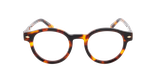 Lunettes de vue femme CARACTÈRES DISCRÈTE écaille - Vue de face