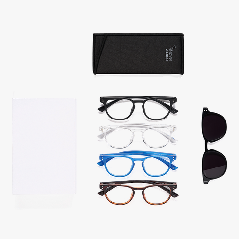 Lunettes de vue FORTY MAGIC COFFRET M2 +1.25 blanc