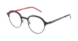 Lunettes de vue homme MAGIC276 noir/rouge - Vue de face
