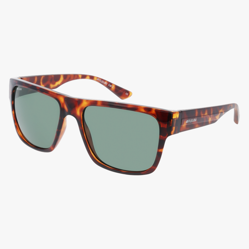Lunettes de soleil homme AMBRIOSO écaille - Vue de face