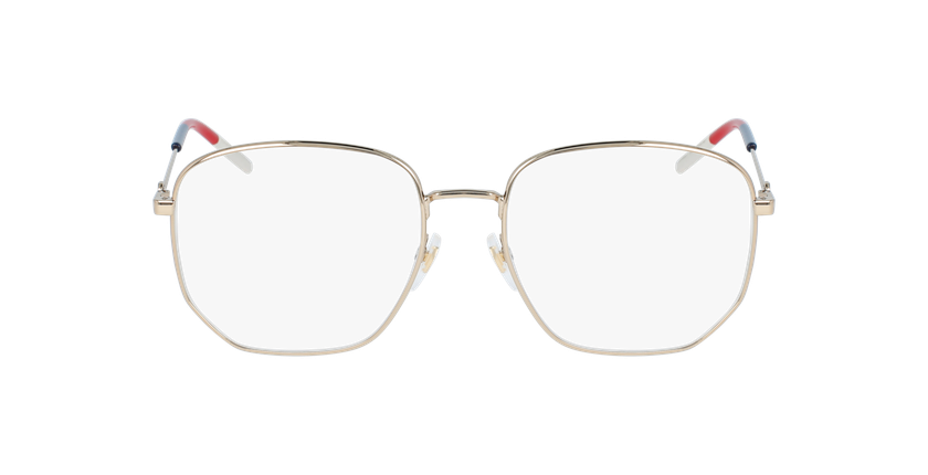 LUNETTES DE VUE femme GG0396O doré/doré - Vue de face