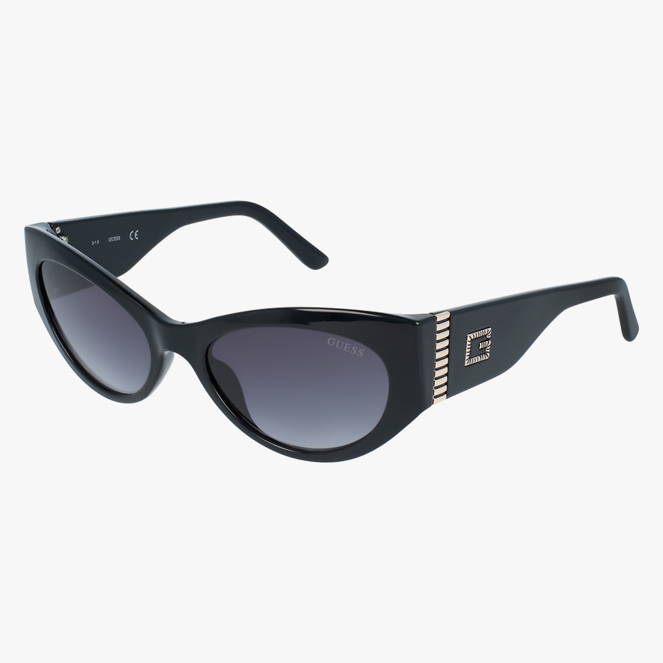 Lunettes de soleil femme GU7624 noir - Vue de 3/4