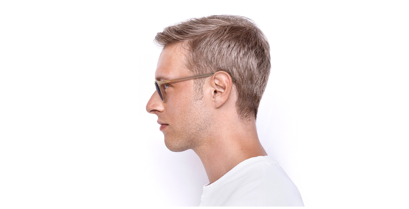 Lunettes de vue FORTY solaire Rose +2.50 rose - Vue de côté