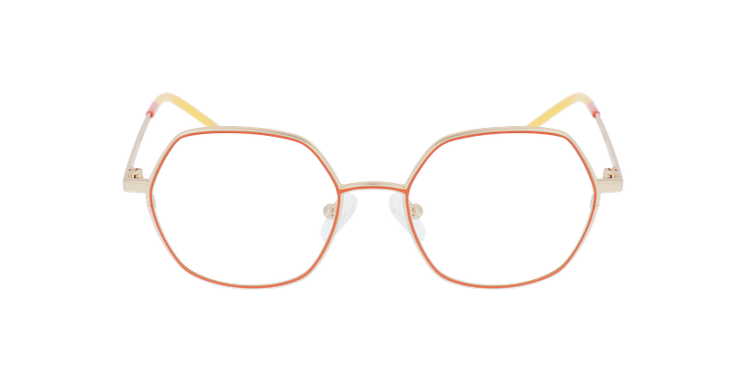 LUNETTES DE VUE femme MAGIC 153 orange/corail mat - Vue de face