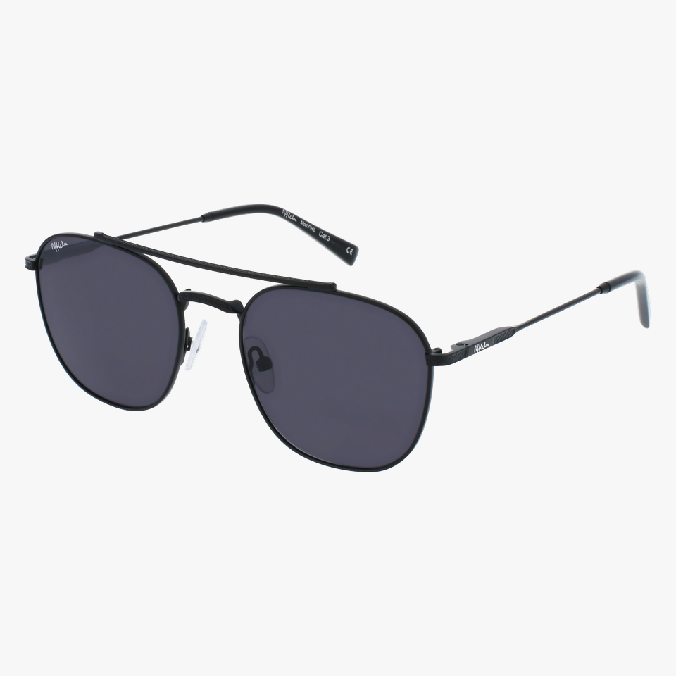 Lunettes de soleil homme PHIL noir - Vue de face