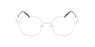 Lunettes de vue femme LOELIE dorée/noir