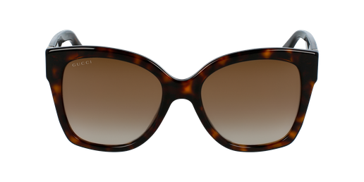 LUNETTES DE SOLEIL femme GG0459S marronVue de face
