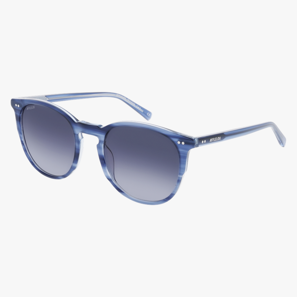 Lunettes de soleil BARI bleu - Vue de face