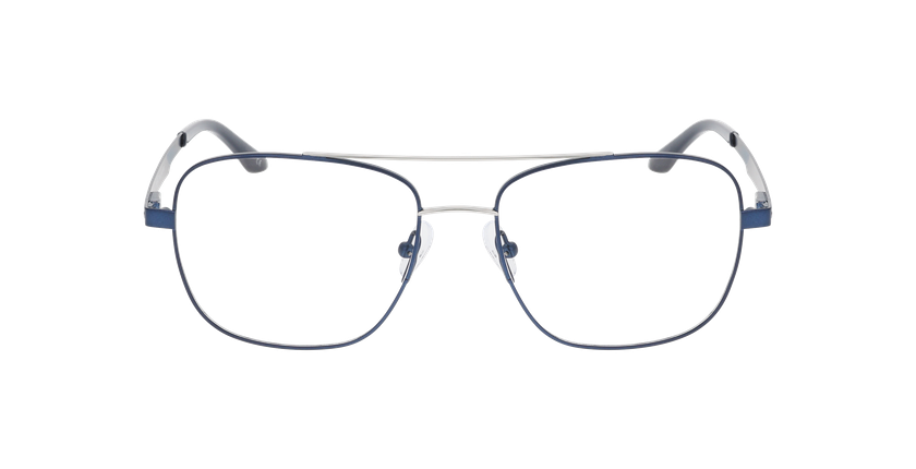 Lunettes de vue homme HILAIRE bleu - Vue de face