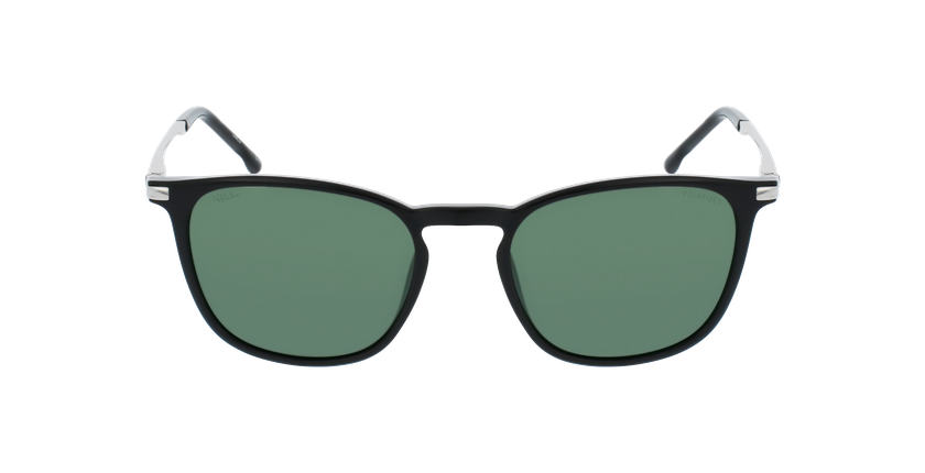 LUNETTES DE SOLEIL homme TRENT noir/argenté - Vue de face