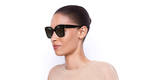 LUNETTES DE SOLEIL femme GG0459S marron - vue de 3/4