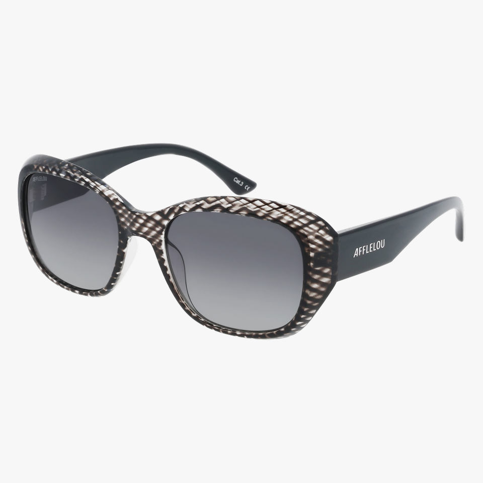 Lunettes de soleil femme COLETA noir - Vue de face