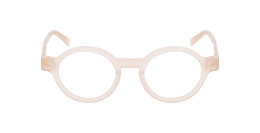 Lunettes de vue femme CARACTÈRES POÉTIQUE marron - Vue de face