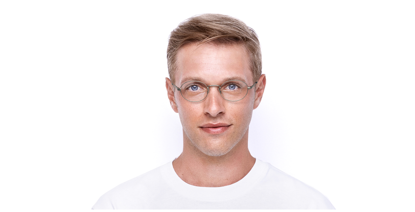 LUNETTES DE VUE NEIL argenté - Vue de face