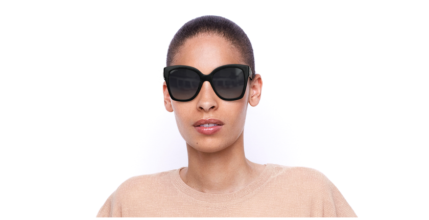 LUNETTES DE SOLEIL femme GG0459S doré - Vue de face