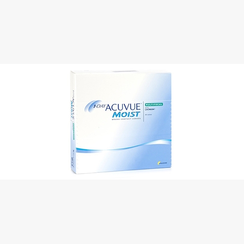 Lentilles de contact 1 Day Acuvue® Moist® Multifocal 90L - Vue de face