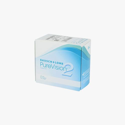 Lentilles de contact PureVision 2 HD 6L - Vue de face