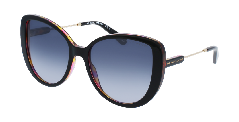 LUNETTES DE SOLEIL femme MARC 578/S noir/bleu - Vue de face