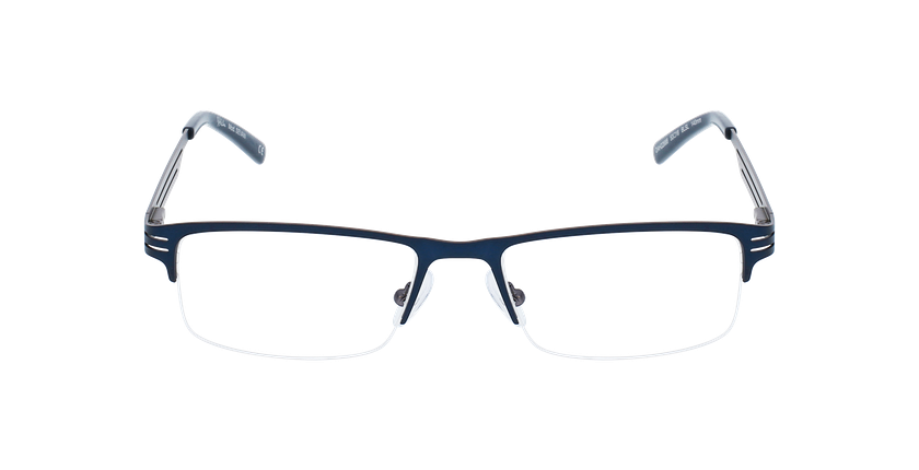 LUNETTES DE VUE homme SEVAN bleu/argenté - Vue de face