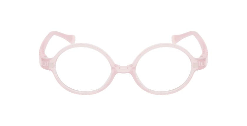 Lunettes de vue enfant BABY rose - Vue de face