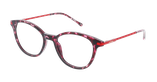 Lunettes de vue femme GEORGIA écaille/rose - Vue de face