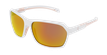 LUNETTES DE SOLEIL Valley blanc/rose - vue de 3/4