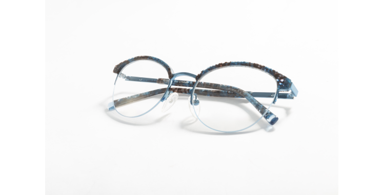 LUNETTES DE VUE femme STRAUSS écaille/bleu