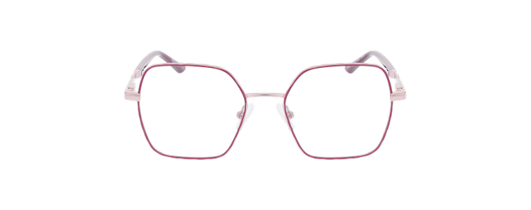 Lunettes de vue femme MAGIC288 violet/rose - Vue de face