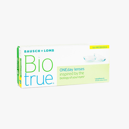 Lentilles de contact BioTrue Presbyte 30L - Vue de face