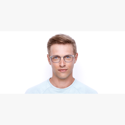 Lunettes de vue homme MAGIC 156 bleu marine/argenté