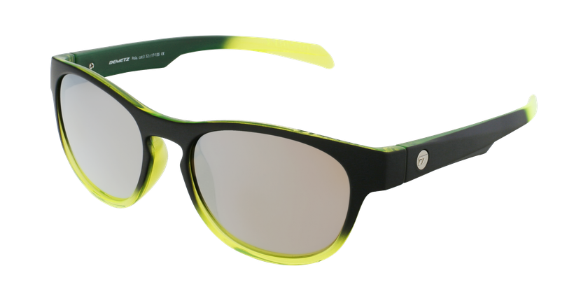 LUNETTES DE SOLEIL Pump noir/vert - vue de 3/4