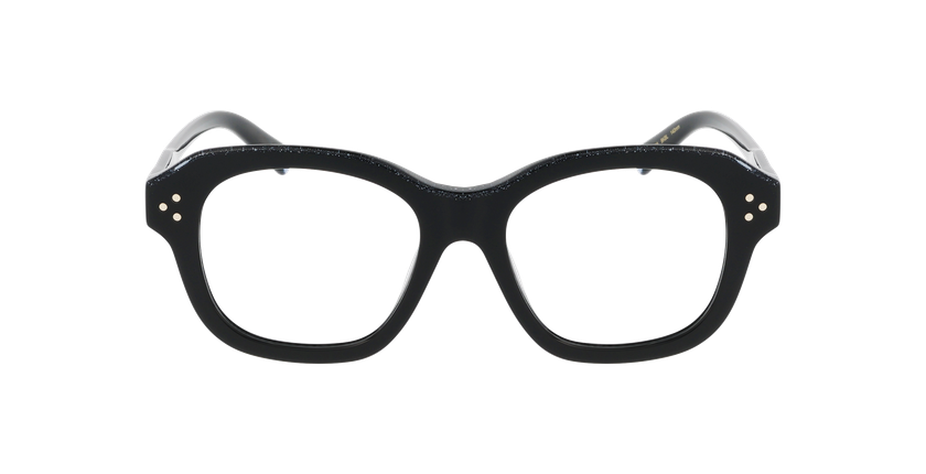 Lunettes de vue femme CARACTÈRES ÉNIGMATIQUE noir - Vue de face