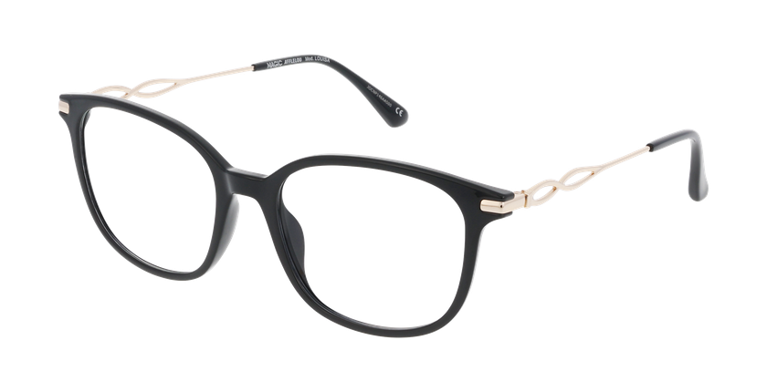Lunettes de vue femme LOUISA noir - Vue de face