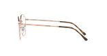 Lunettes de vue 0RX6472 dorée - Vue de face